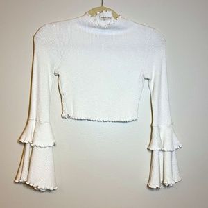 NECESSARY Clothing Knit Crop Turtleneck Sweater -S